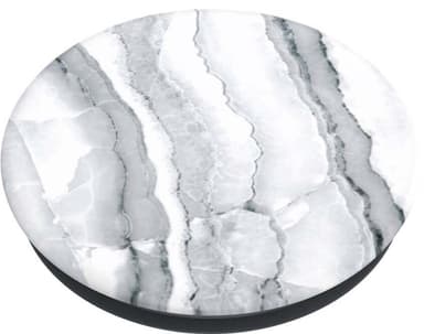 POPSOCKETS PopGrip Basic älypuhelimen pidike (valkoinen graniitti)