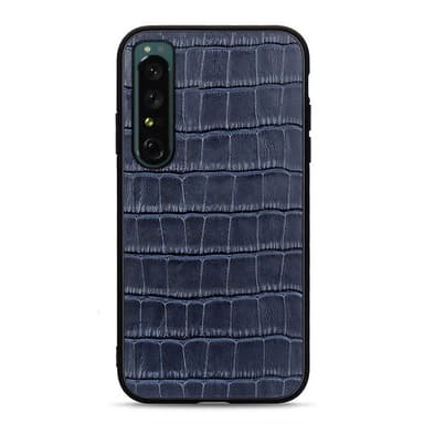 Krokotiilinahkainen kuori Sony Xperia 1 IV - Sininen
