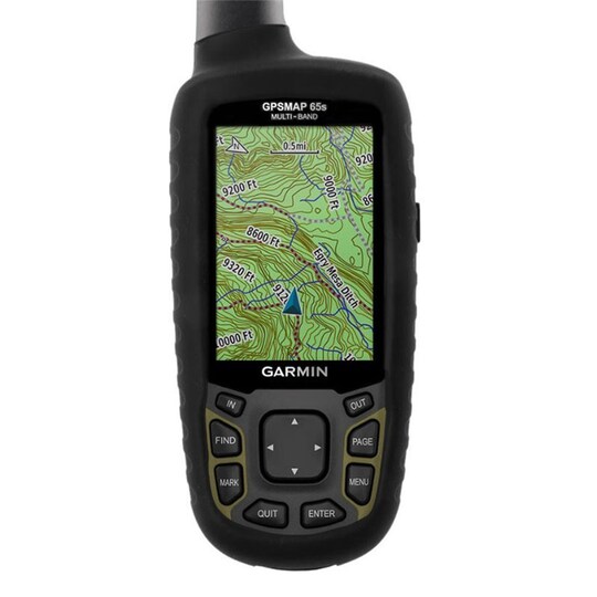 Silikonikotelo Garmin GPSMAP 65s - Musta