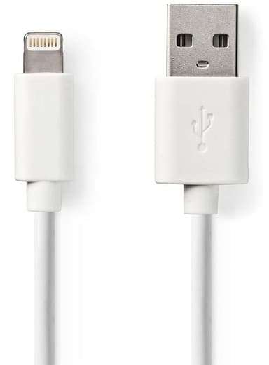 Synkronointi- ja Latauskaapeli | Apple Lightning, 8-nastainen Uros - USB-A, Uros