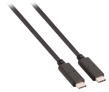 USB 3.1 Kaapeli USB-C Uros - USB-C Uros 1.00 m Musta GEN 1 (5 Gbps)