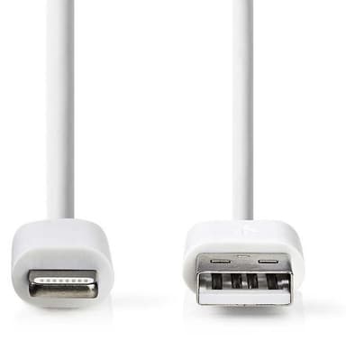 Synkronointi- ja Latauskaapeli | Apple Lightning, 8-nastainen Uros - USB-A, Uros