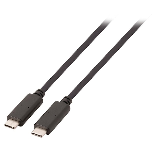 USB 3.1 Kaapeli USB-C Uros - USB-C Uros 1.00 m Musta GEN 1 (5 Gbps)
