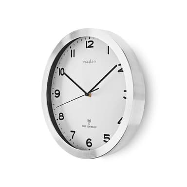 Radio-Ohjattu Seinäkello | 30 cm | Valkoinen