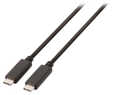 USB 3.1 Kaapeli USB-C Uros - USB-C Uros 1.00 m Musta GEN 1 (5 Gbps)