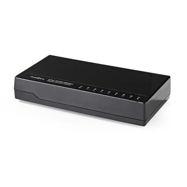 Verkkokytkin | 8 Porttia | 1 Gb/s | LED-Merkkivalot