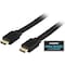 DELTACO HDMI-kaapeli, v1.4+Ethernet, 19-pin u-u,1080p musta0,5m litte?