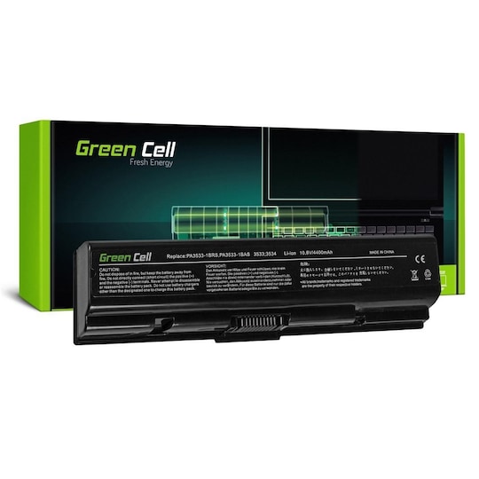 Green Cell Battery for Toshiba A200 A300 PA3534U-1BRS 11,1V 4400 mAh