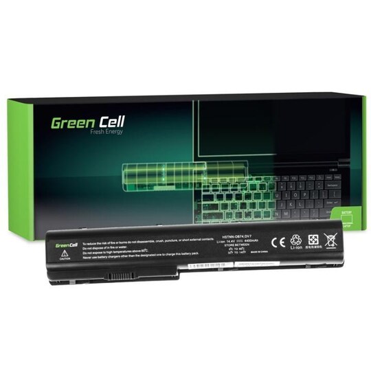 Green Cell Battery for HP Pavilion DV7 DV7T DV7Z DV8 14,4V 4400 mAh