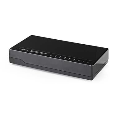 Verkkokytkin | 8 Porttia | 1 Gb/s | LED-Merkkivalot