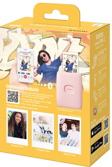Fujifilm Instax Mini Link 2 tulostin (vaaleanpunainen)