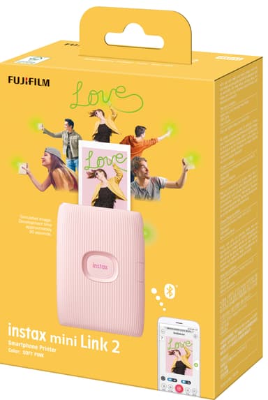 Fujifilm Instax Mini Link 2 tulostin (vaaleanpunainen)
