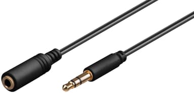 Goobay Kuulokkeiden ja äänen AUX-jatkokaapeli  3,5 mm  3-nastainen  hoikka