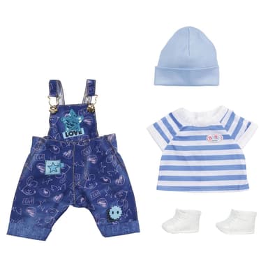 BABY born Deluxe Jeans Dungaree Set 43cm