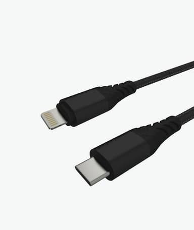 PanzerGlass BULK9907, 1,2 m, Lightning, USB C, Uros, Uros, Musta