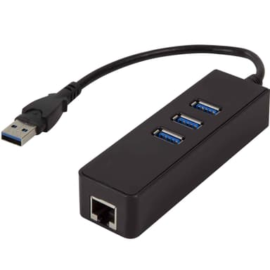 USB 3.0-> RJ45 Gigabit USB-keskitin