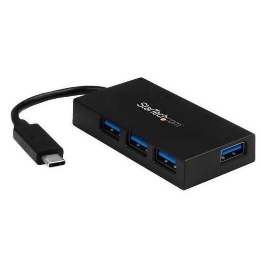 StarTech.com HB30C4AFS, USB 3.2 Gen 1 (3.1 Gen 1) Type-C, USB 3.2 Gen 1 (3.1 Gen