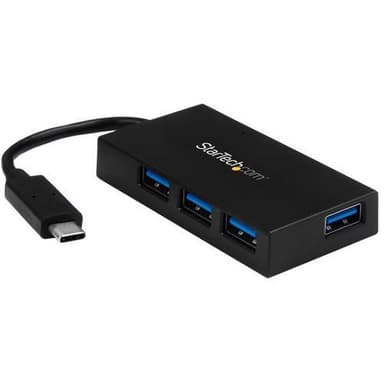 StarTech.com HB30C4AFS, USB 3.2 Gen 1 (3.1 Gen 1) Type-C, USB 3.2 Gen 1 (3.1 Gen