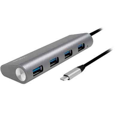 USB-C 4-porttinen USB-keskitin