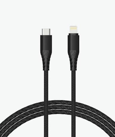 PanzerGlass BULK9907, 1,2 m, Lightning, USB C, Uros, Uros, Musta