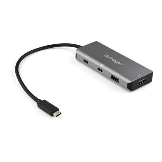 StarTech.com HB31C2A2CB, USB 3.2 Gen 2 (3.1 Gen 2) Type-C, USB 3.2 Gen 2 (3.1 Ge