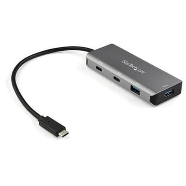 StarTech.com USB-C-hubb med 4 portar 10 Gbit/s - 2x USB-A och 2x USB-C, USB 3.2