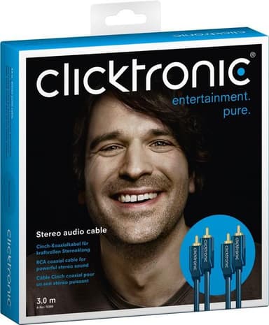 Cinch stereokaapeli