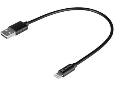 Sandberg USB-A-salama, musta (0,2 m)