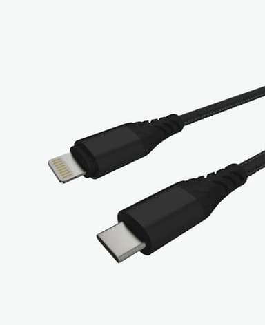 PanzerGlass BULK9908, 2 m, Lightning, USB C, Uros, Uros, Musta