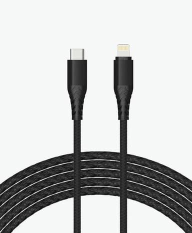 PanzerGlass BULK9908, 2 m, Lightning, USB C, Uros, Uros, Musta