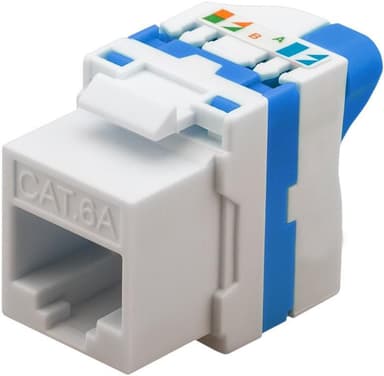 Keystone-moduuli RJ45 CAT 6A, UTP