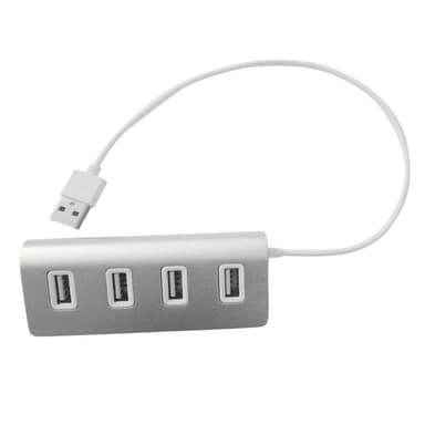 USB -keskitin, jossa 4 porttia Alumiini