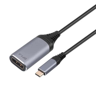 NÖRDIC 20 cm USBC–DP 1.4 -sovitin 8K30Hz 4K120Hz 32.4Gbps