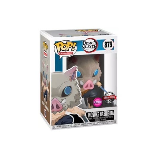 FUNKO! POP FLOCKED EXCL DEMONSLAYER INOSUKEW/CHASE POSSIBILITY