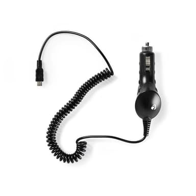 Autolaturi | 1.0 A | Kiinteä kaapeli | Micro USB | Musta