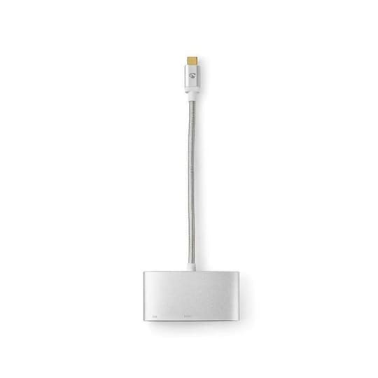 3-in-1 USB 3.0 -Sovitinkaapeli | Kullattu, 0,2 m | USB-Câ„¢-Urosliitäntä USB-Câ„¢-Na