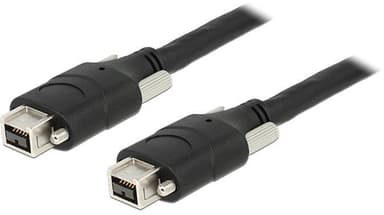 DeLOCK Firewire 800 kaapeli, 9-pin uros - 9-pin uros, 1m, musta