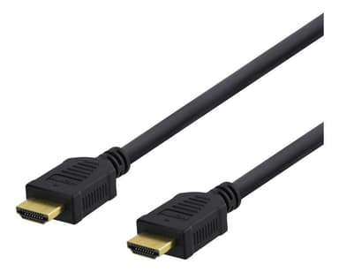 DELTACO High-Speed HDMI -kaapeli, 15m, Ethernet, 4K UHD, musta