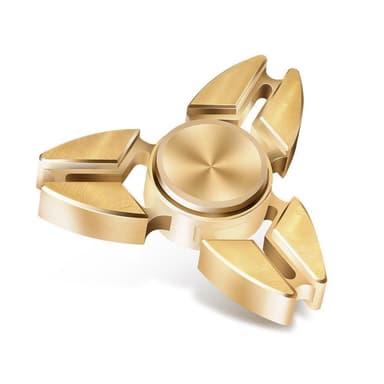 Fidget Spinner Star - messinki - alumiini
