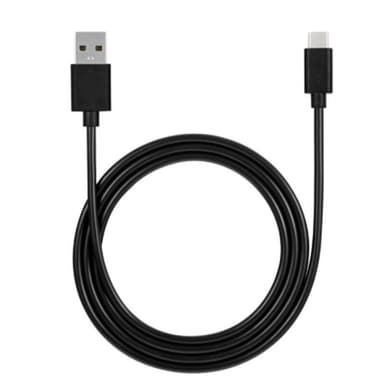 Tyyppi C-USB 2.0 4-ytiminen pikalatauskaapeli 3A Musta 1,5 m