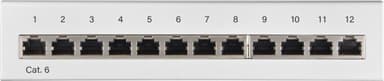 Goobay CAT 6 Mini/Desktop Patch Panel, 12 porttia