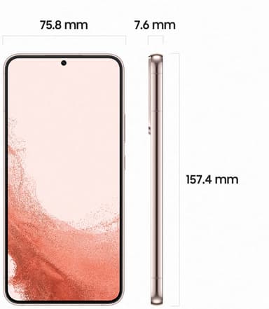 Samsung Galaxy S22+ 5G älypuhelin 8/256 GB (pinkkikulta)