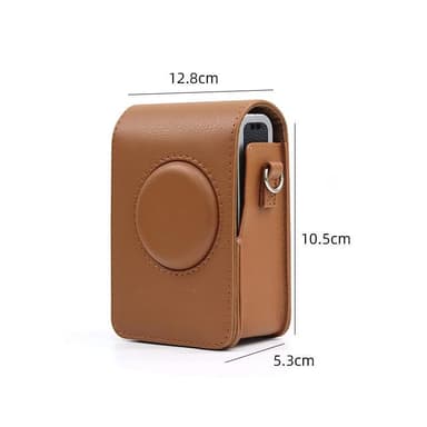 Pystysuora kotelo, joka sopii Fuji Instax Mini EVO PU Brown -malliin