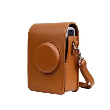 Pystysuora kotelo, joka sopii Fuji Instax Mini EVO PU Brown -malliin
