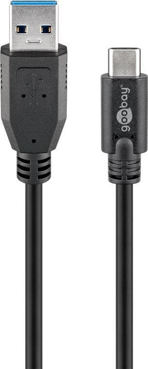 Goobay Synkronoi ja lataa Super Speed ​​​​USB-C™ USB A 3.0 -latauskaapeliin