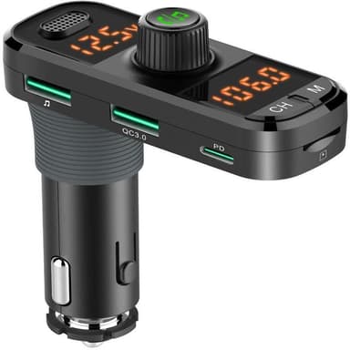 FM-lähetin, Bluetooth, musta