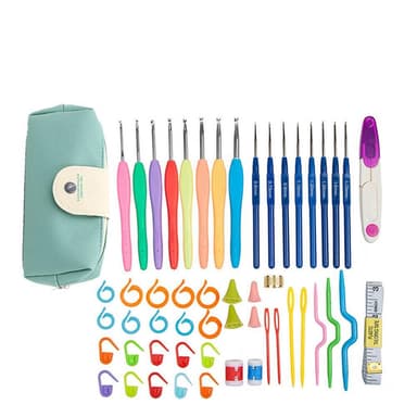 All-in-one setti virkkaukseen 2-6 mm 53 osaa Monivärinen