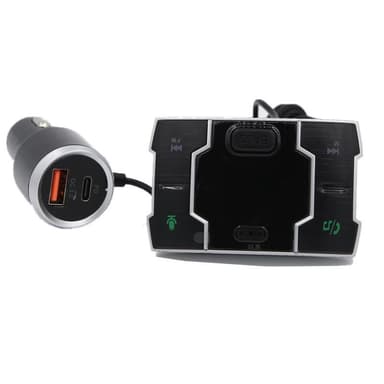 Bluetooth FM -lähetin ja autolaturi (QC3.0 / PD18W)
