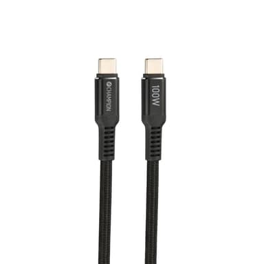 Champion USB-C-kaapeli 100W 1m Musta