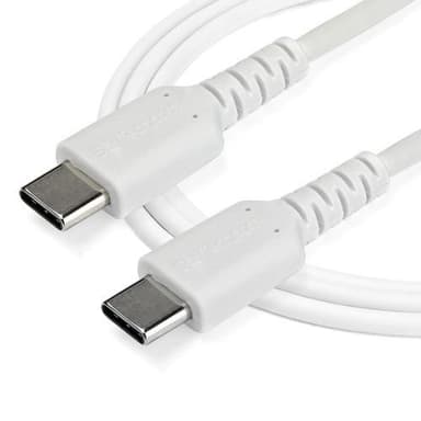 StarTech.com 2 m USB-C-kabel - vit, 2 m, USB C, USB C, USB 2.0, 480 Mbit/s, Vit
